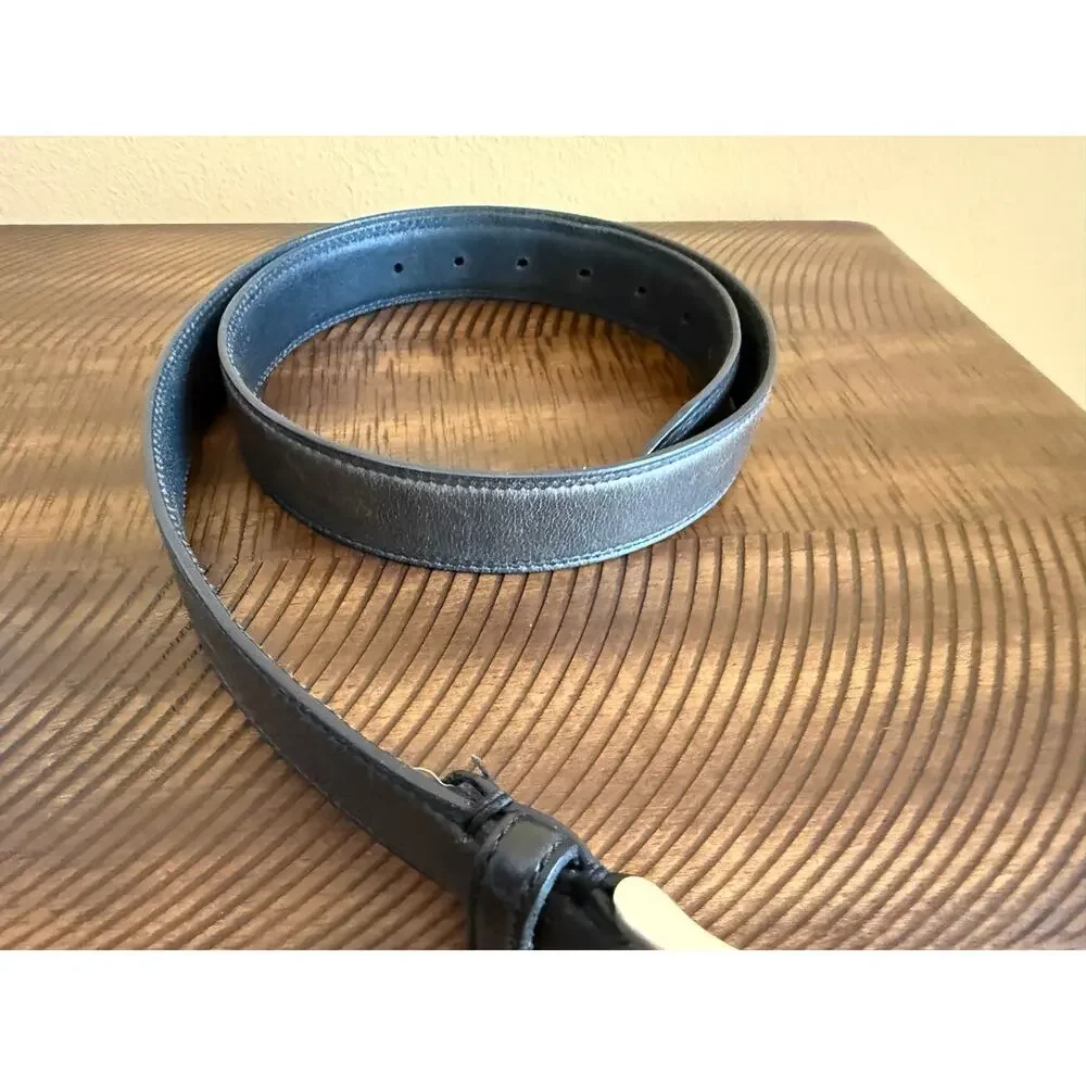 Dockers Genuine Leather Dark Brown Belt Size 36 Classic Dress Casual
